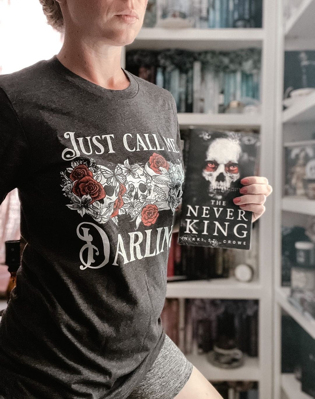 Nikki St. Crowe - Just call Me Darling Unisex t-shirt - Novel Grounds