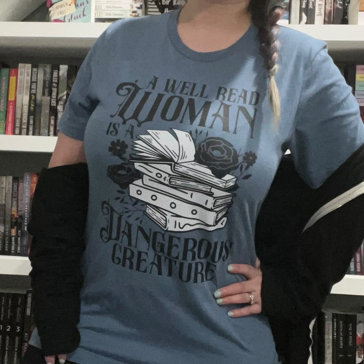 A Well Read Woman Short-sleeve unisex t-shirt - Novel Grounds