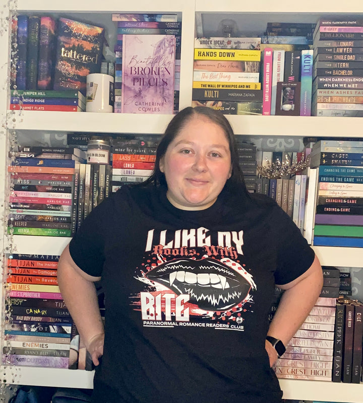 Me gustan mis libros con mordida camiseta unisex