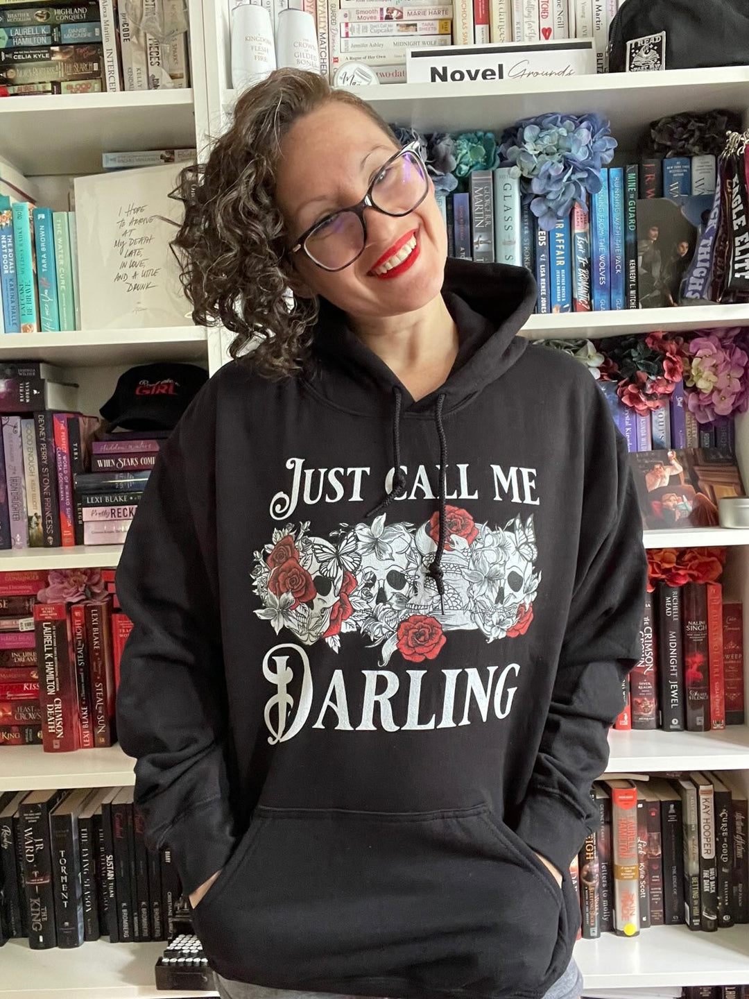 Nikki St. Crowe - Darling Unisex Hoodie - Novel Grounds