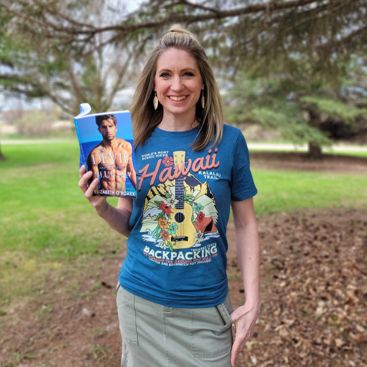 Elizabeth O'Roark -  Hawaii Hiking Tee Unisex t-shirt - Novel Grounds