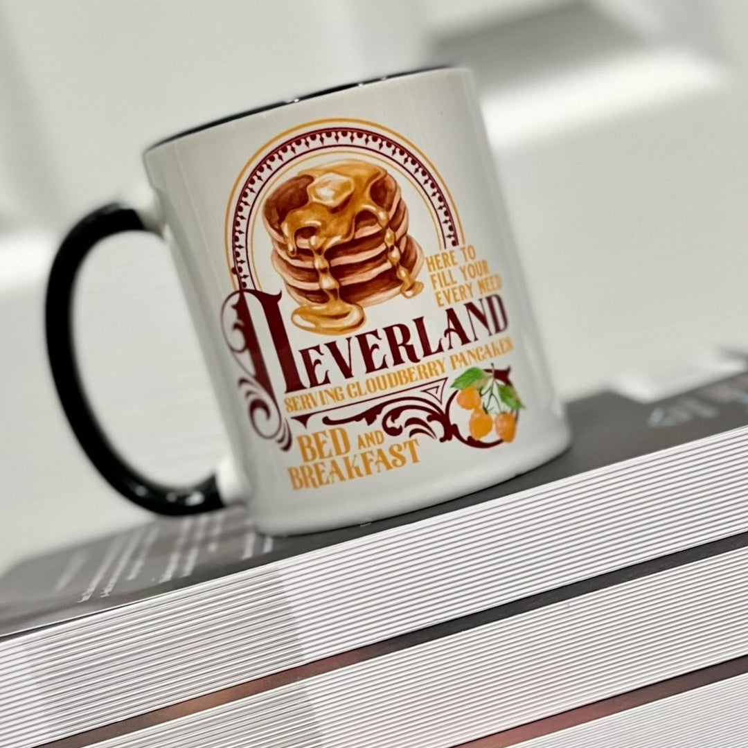 Nikki St. Crowe - Neverland B&B Mug with Color Inside - Novel Grounds