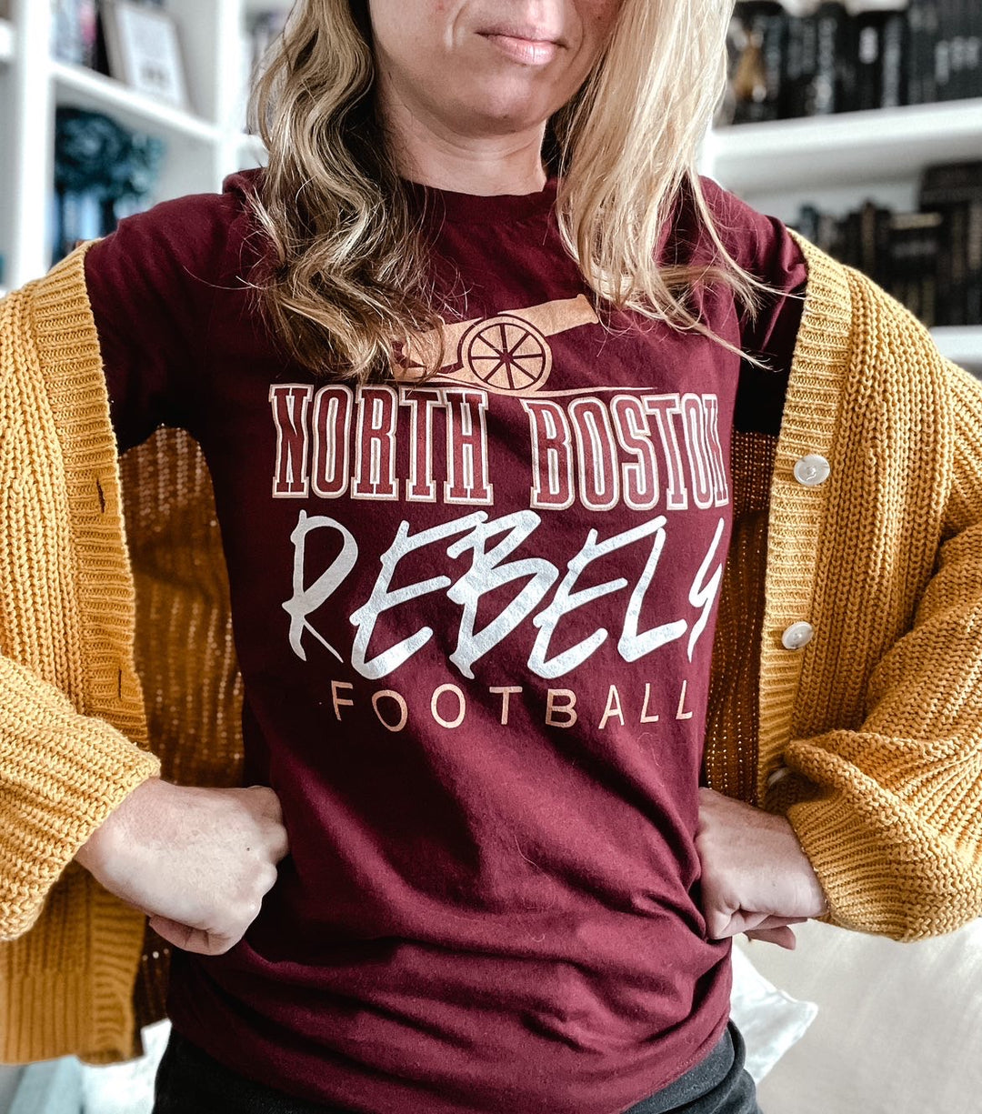 Kandi Steiner - North Boston Rebels Football Unisex t-shirt - Novel Grounds