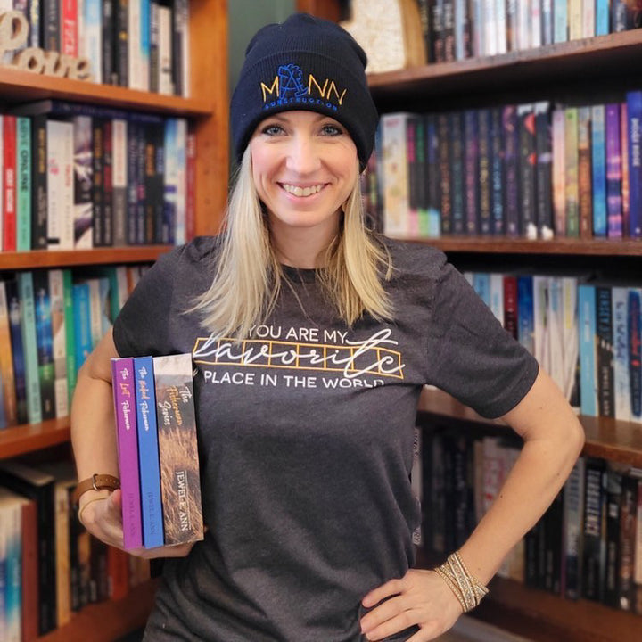 Jewel E Ann: Crossword Fishermann Unisex T-Shirt - Novel Grounds