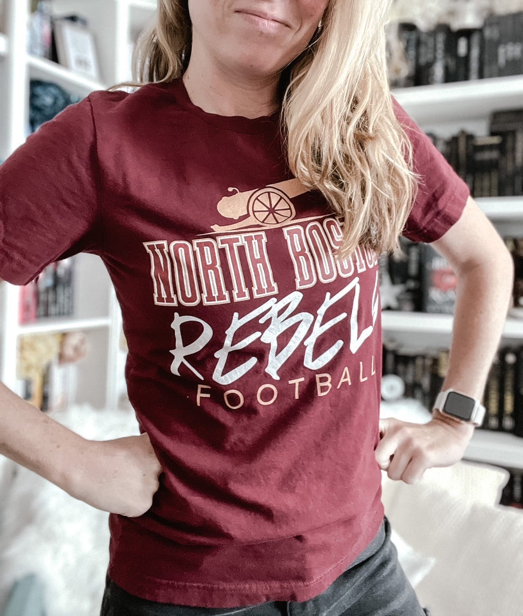 Kandi Steiner - North Boston Rebels Football Unisex t-shirt - Novel Grounds