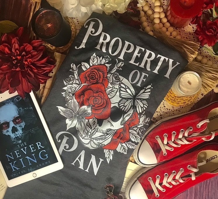 Nikki St. Crowe - Property of Pan Unisex t-shirt - Novel Grounds