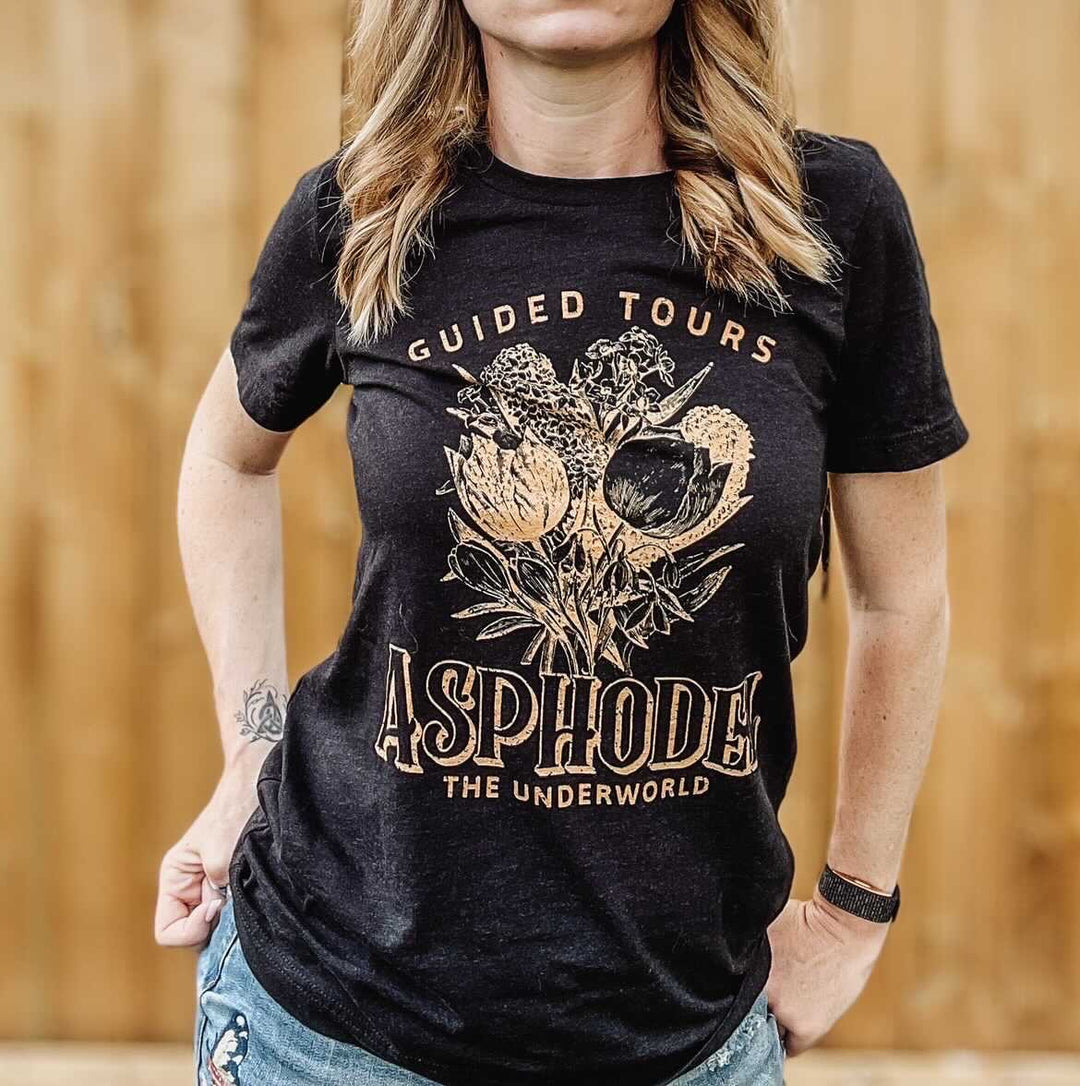 Scarlett St. Clair - Asphodel Guided Tours T-Shirt - Novel Grounds