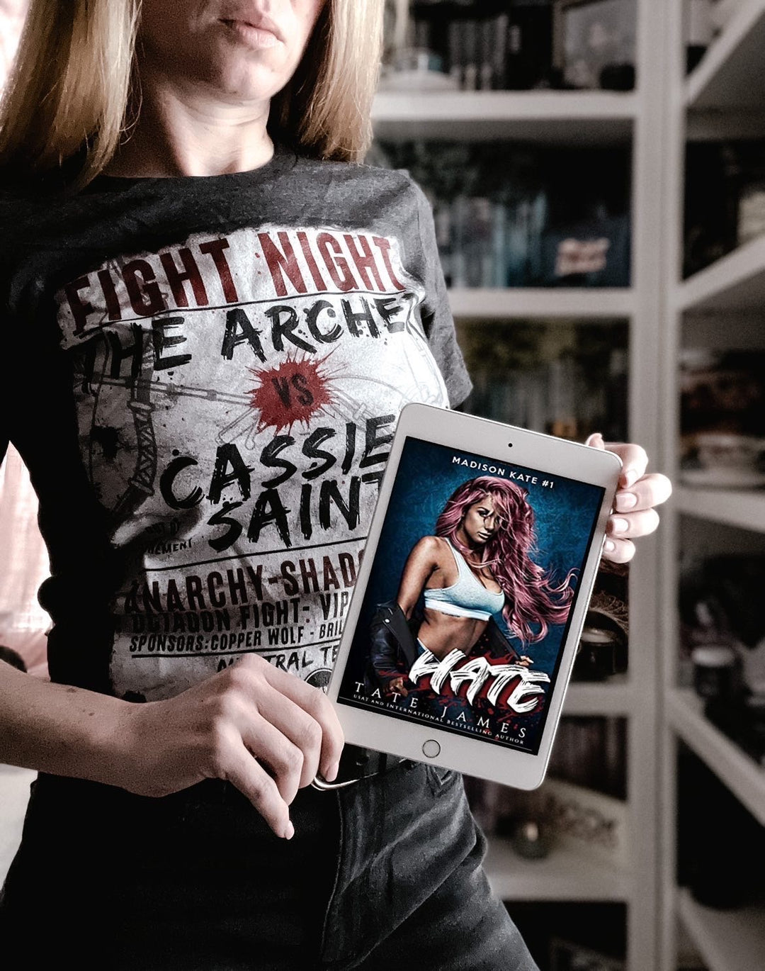 Tate James: Archer/Cas Fight Unisex T-Shirt - Novel Grounds