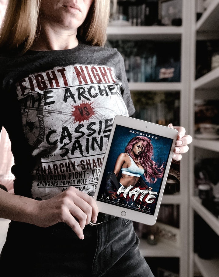 Tate James: Archer/Cas Fight Unisex T-Shirt - Novel Grounds