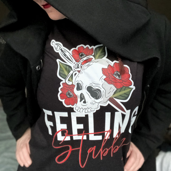 Feeling Stabby Short-Sleeve Unisex T-Shirt - Novel Grounds