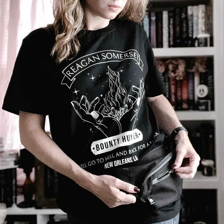 KF Breene - Reagan Somerset Bounty Hunter Unisex T-Shirt - Novel Grounds