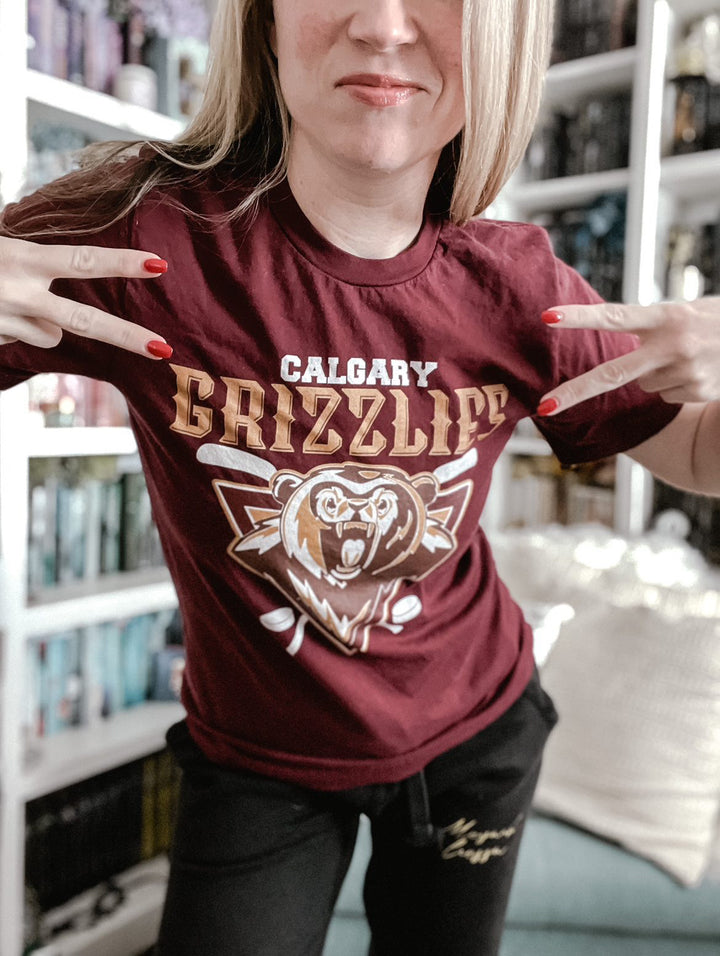 Elsie Silver: Calgary Grizzlies Unisex t-shirt - Novel Grounds