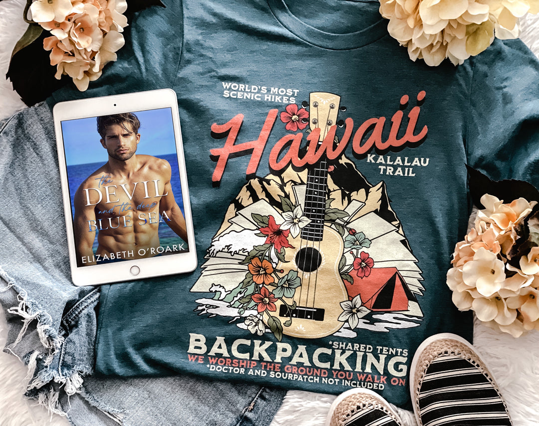Elizabeth O'Roark -  Hawaii Hiking Tee Unisex t-shirt - Novel Grounds