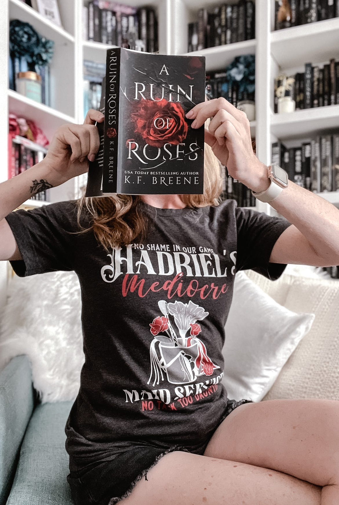 KF Breene: Hadriel's Mediocre Maid Service Unisex t-shirt - Novel Grounds