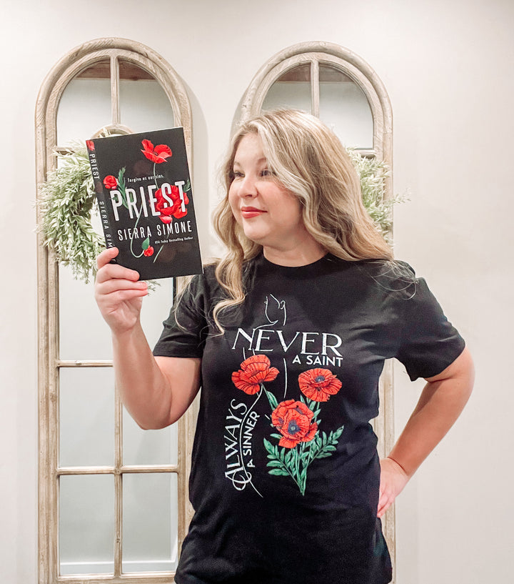 Sierra Simone: Always A Sinner Unisex t-shirt - Novel Grounds