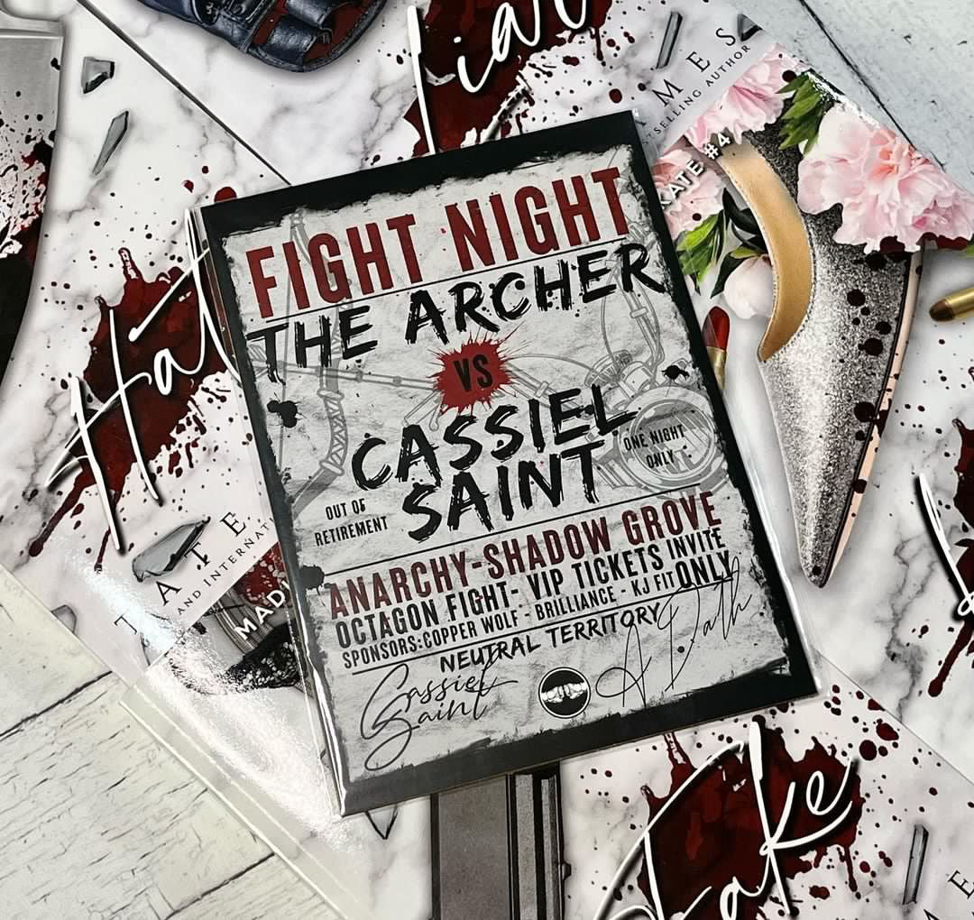 Tate James- Fight Poster Print - Novel Grounds