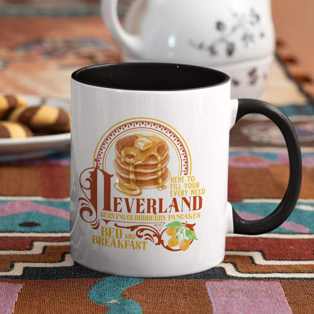 Nikki St. Crowe - Neverland B&B Mug with Color Inside - Novel Grounds