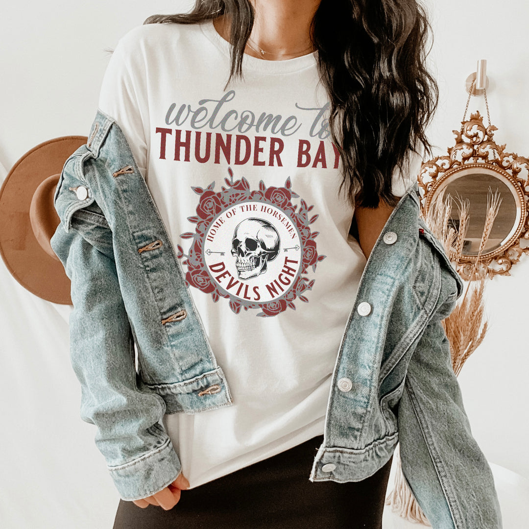 Penelope Douglas - Devils Night (Large Logo) T-Shirt - Novel Grounds