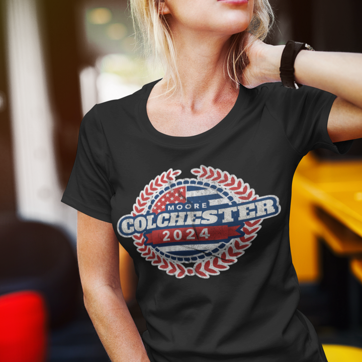 Sierra Simone - Colchester/Moore Election Unisex T-Shirt - Novel Grounds