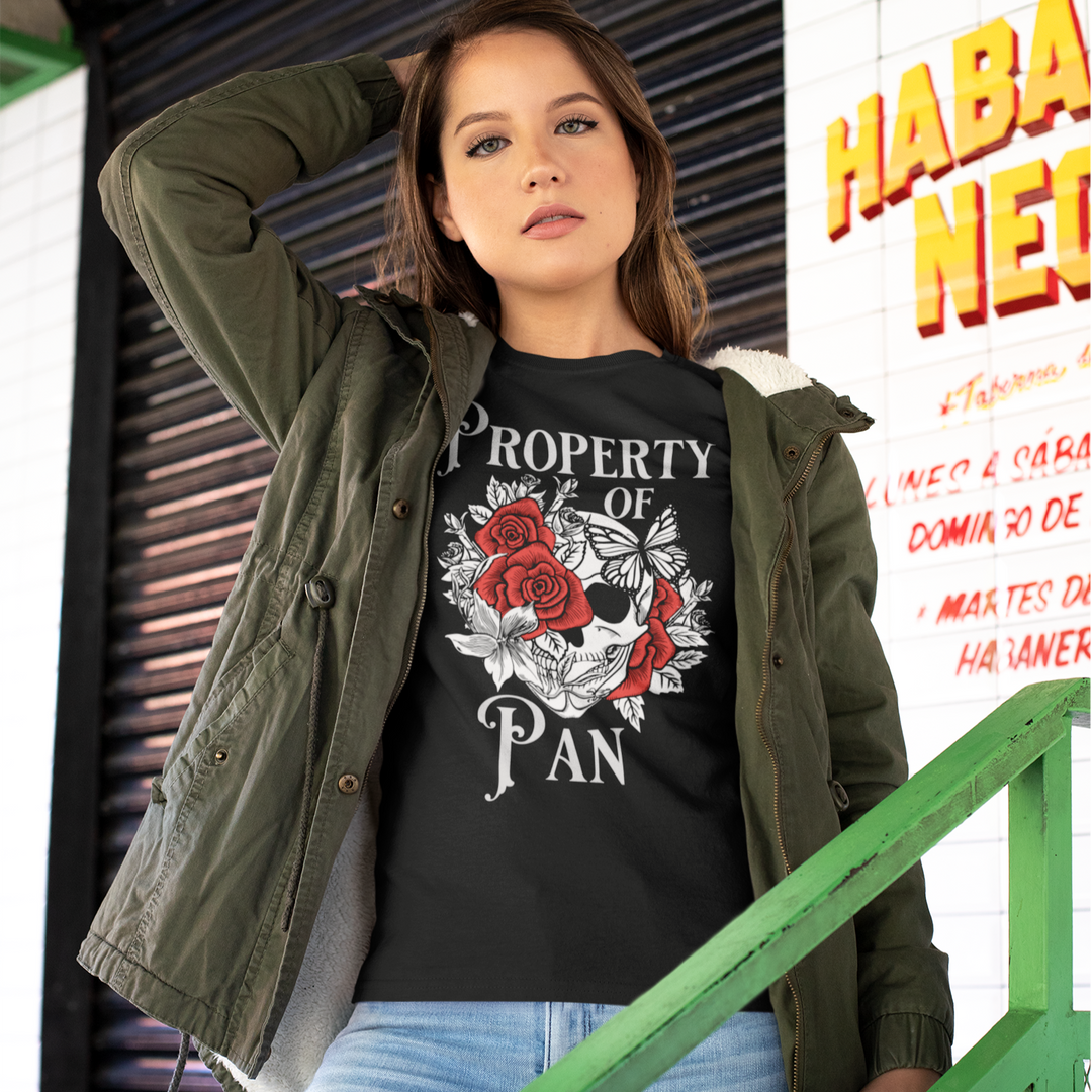 Nikki St. Crowe - Property of Pan Unisex t-shirt - Novel Grounds