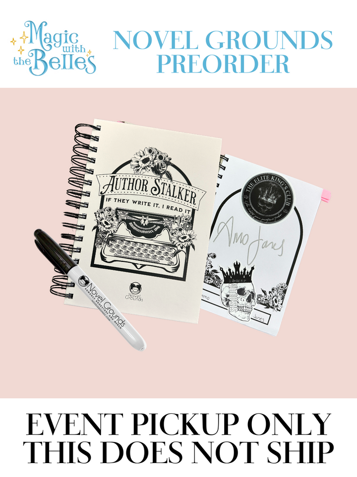 MAGIC WITH THE BELLES PICKUP: Author Stalker Event Hard Back Notebook