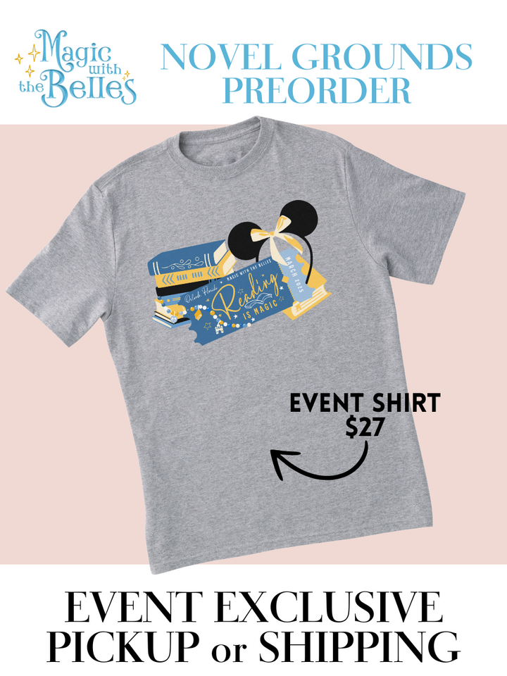 MAGIC WITH THE BELLES PRE-ORDER: Fictionally Inspired Event Ticket Unisex T-Shirt