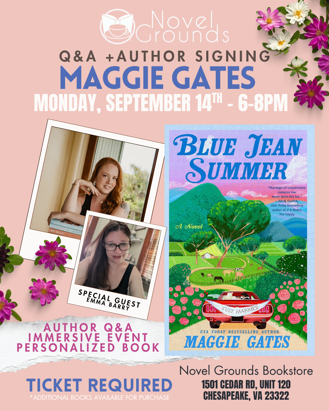 Author Signing: Maggie Gates 9/14