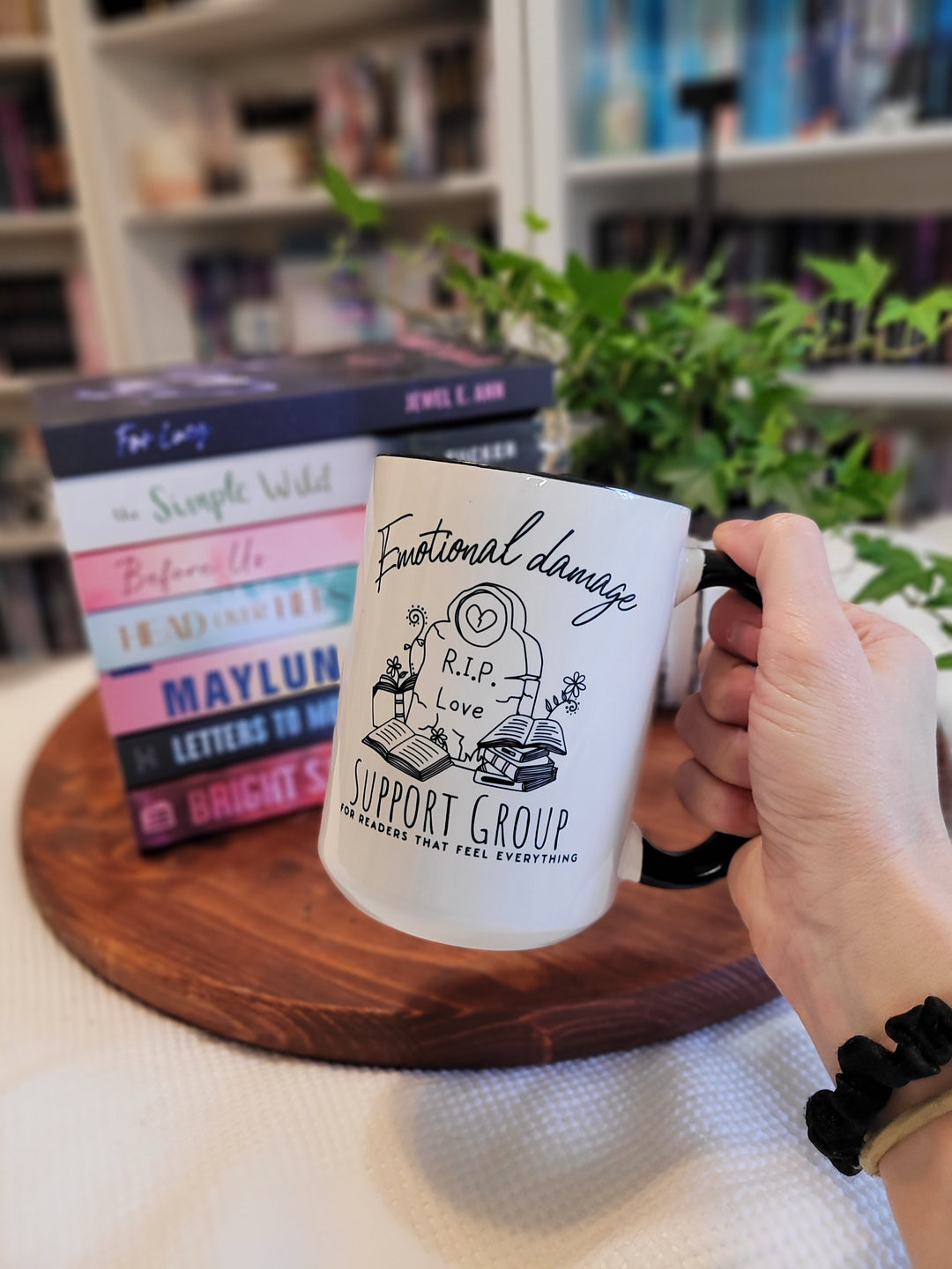 Emotional Damage Book Club Mug with Color Inside