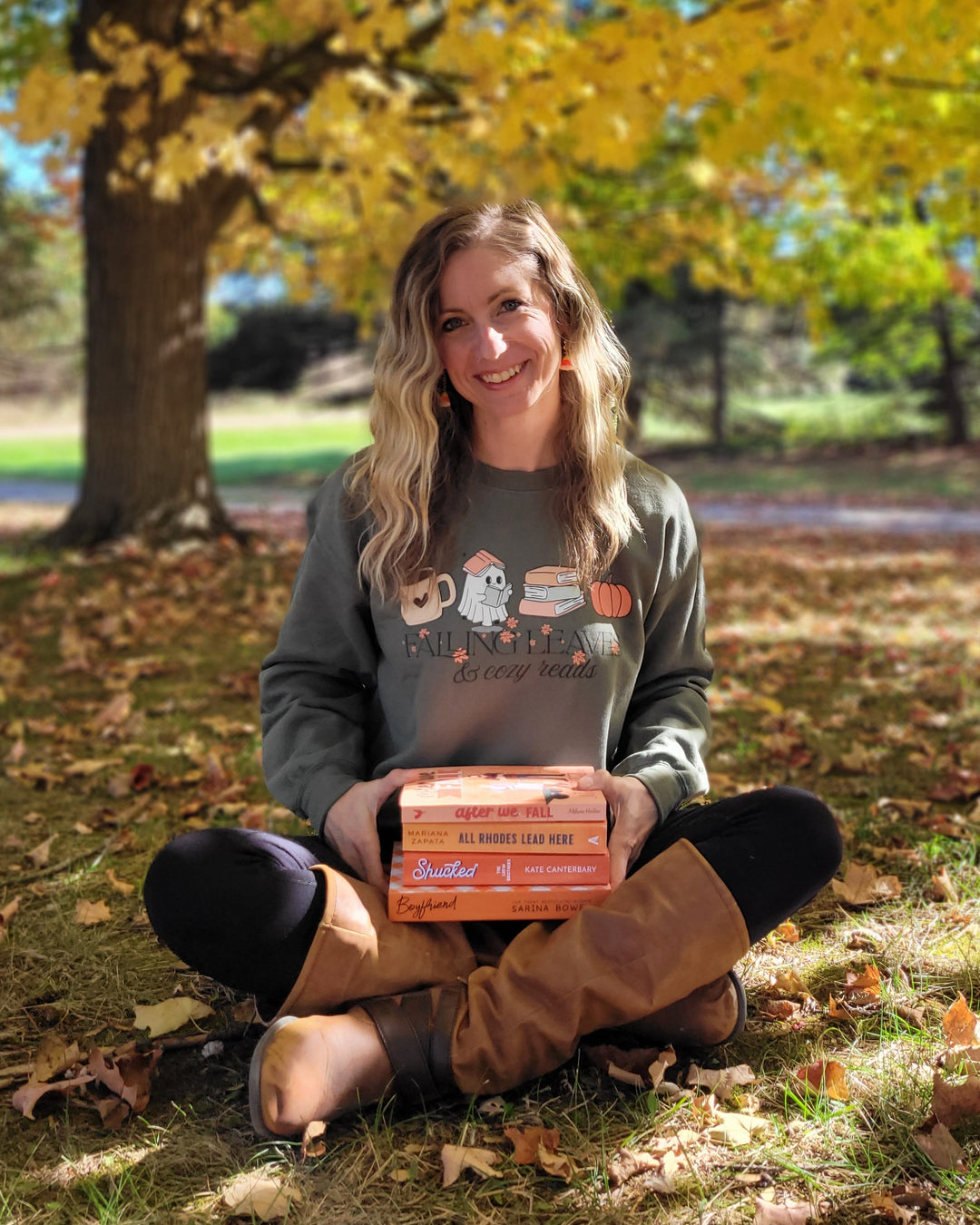 Fall Cozy Reads Unisex Sweatshirt