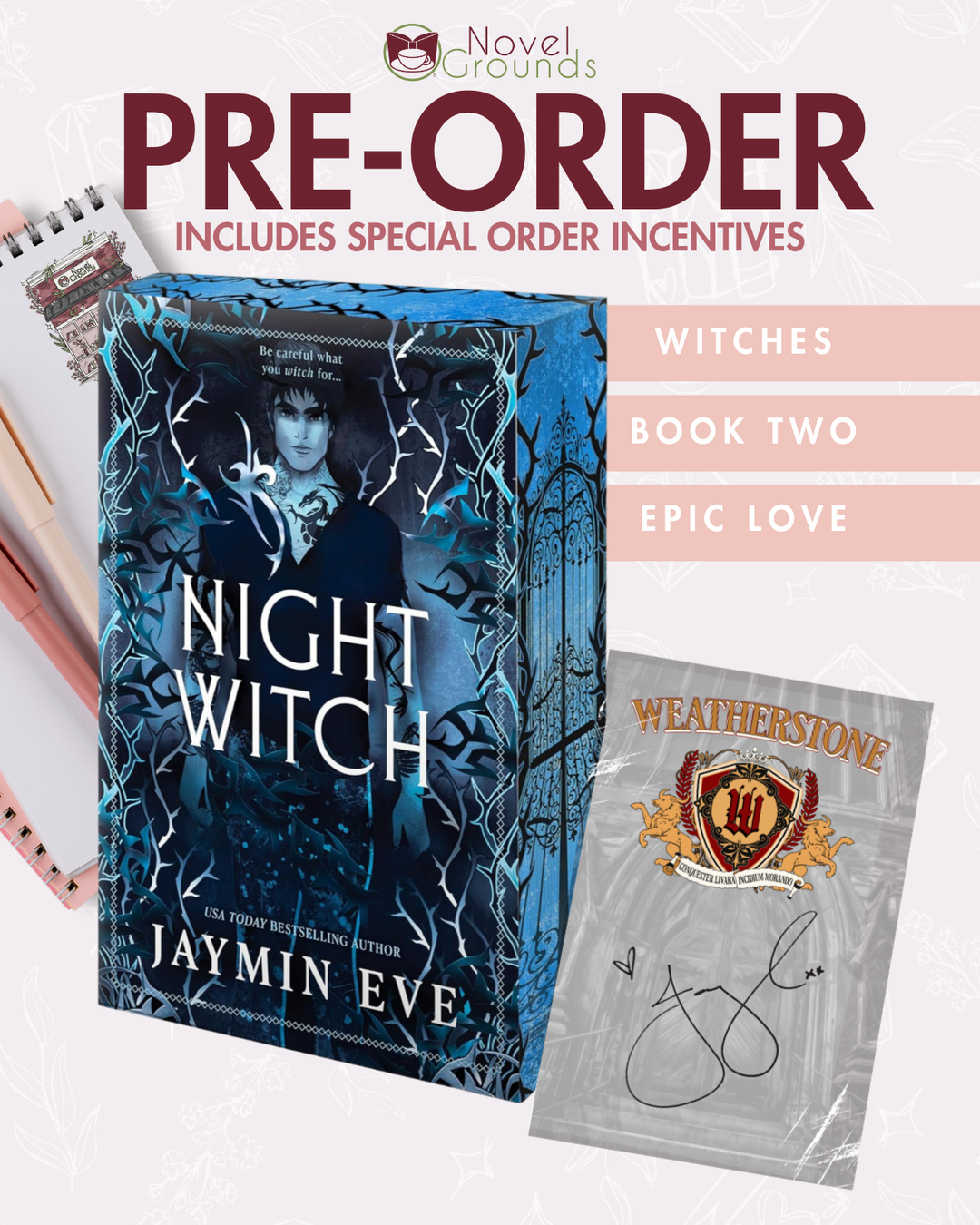 Pre-Order: Night Witch (Weatherstone College, 2)