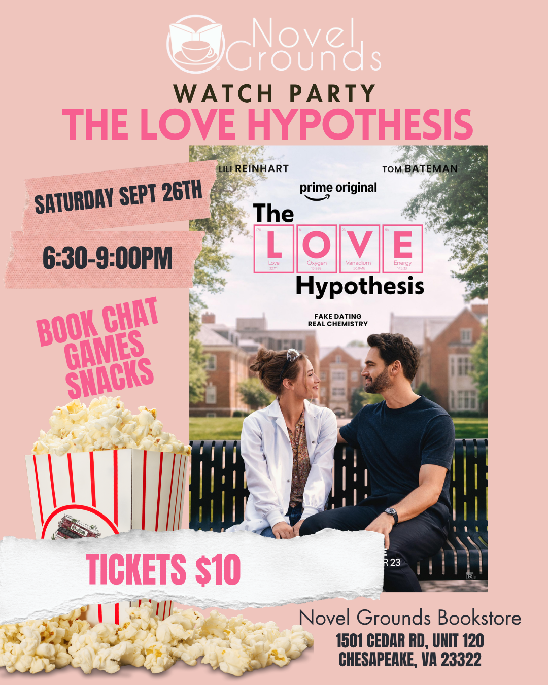 Watch Party: The Love Hypothesis 9/26