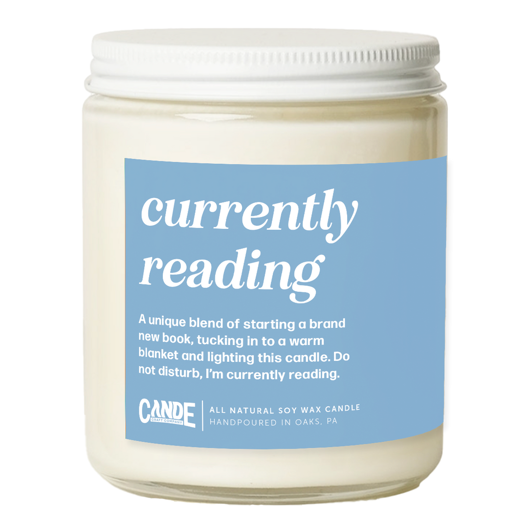 Currently Reading Scented Candle
