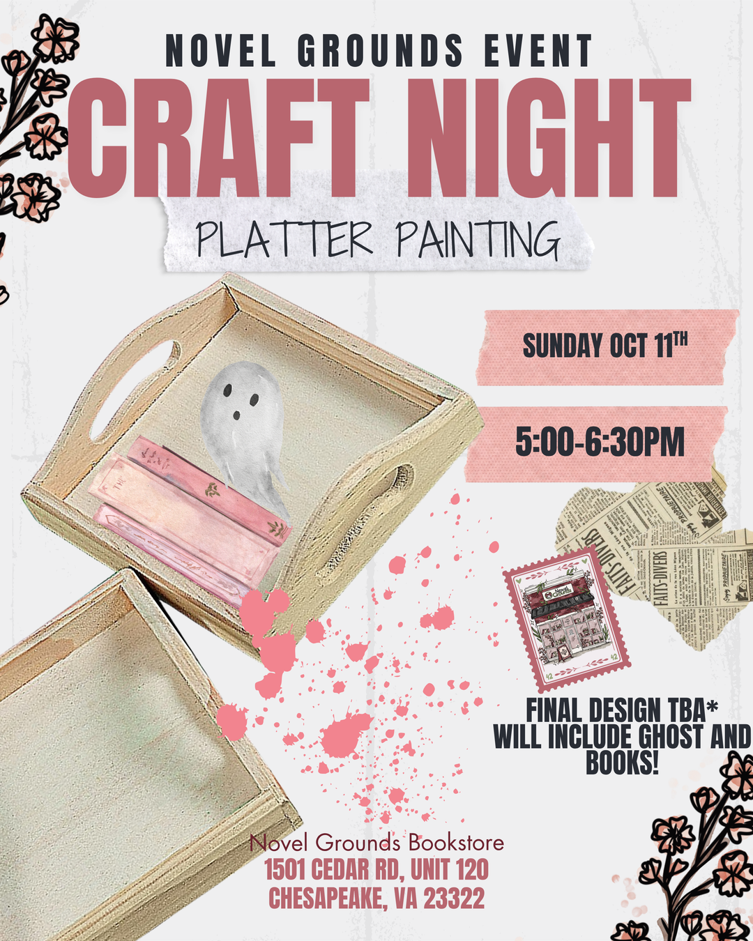 Craft Night: Platter Painting 10/11/26