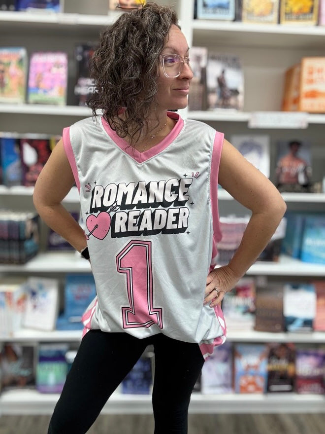 Romance Reader Recycled Unisex Basketball Jersey