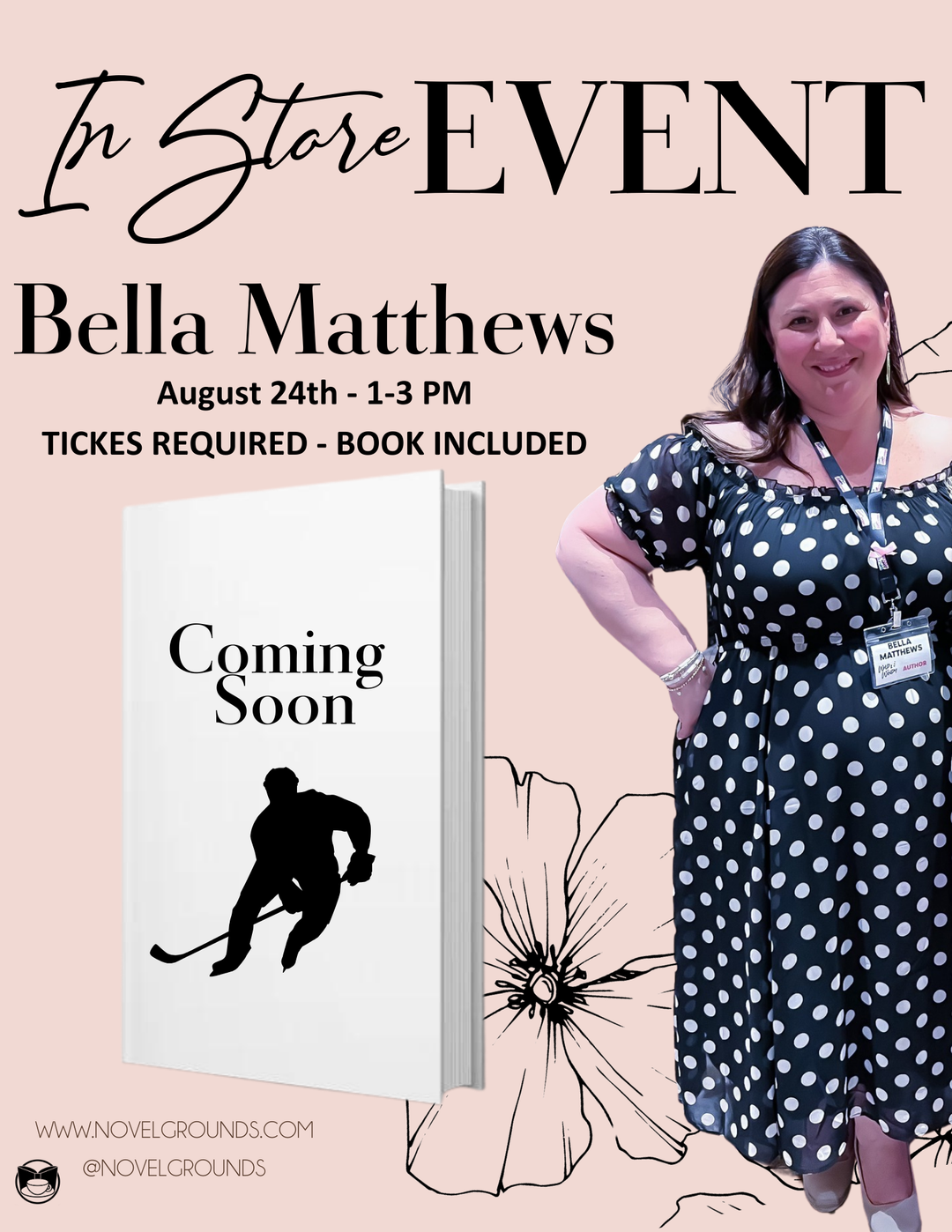 Bella Matthews Signing Event Ticket - August 24th - 1-3 pm