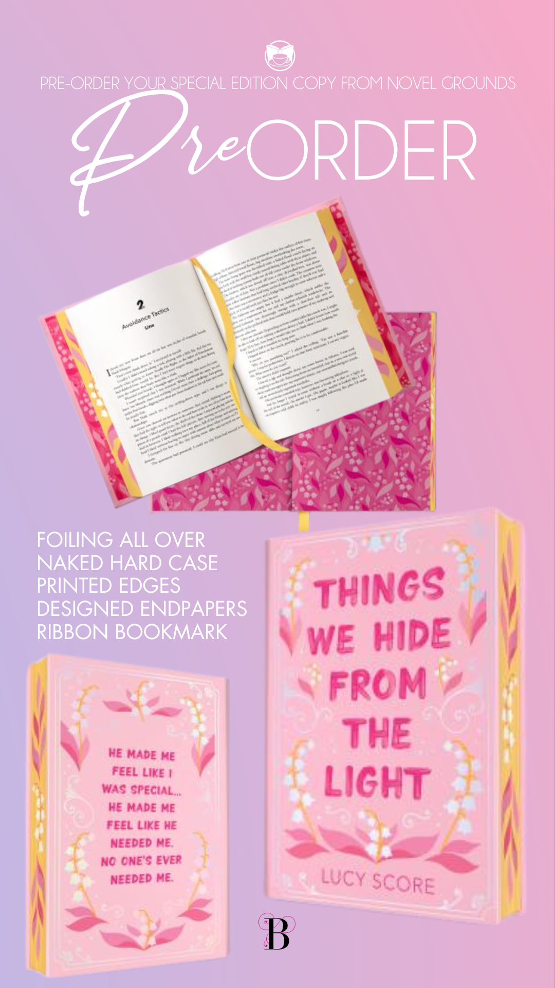 Pre-Order: Things We Hide From The Light (Special Hardcover Special Edition) by Lucy Score
