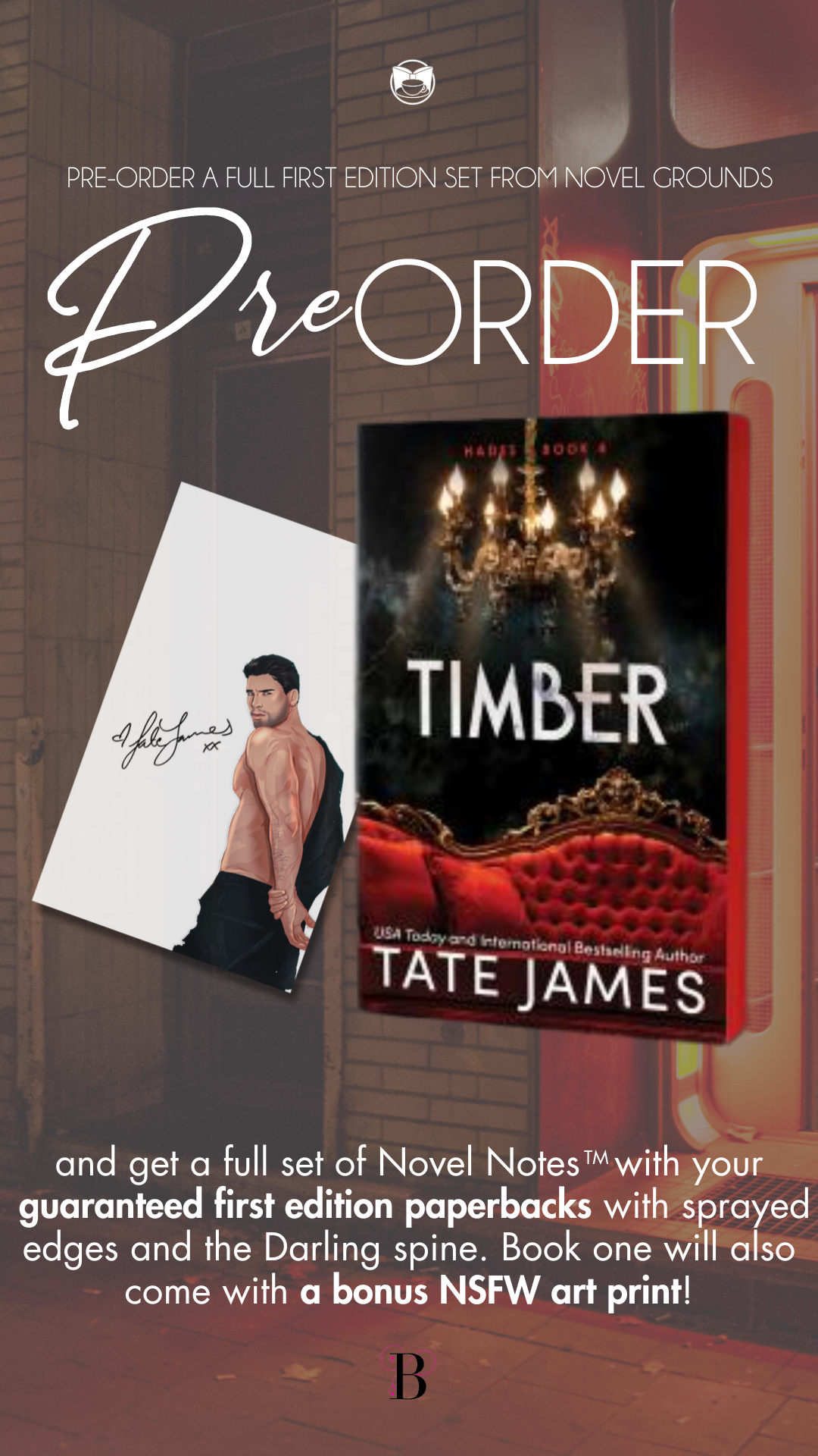 Pre-Order: Timber by Tate James (Hades, 4) by Tate James