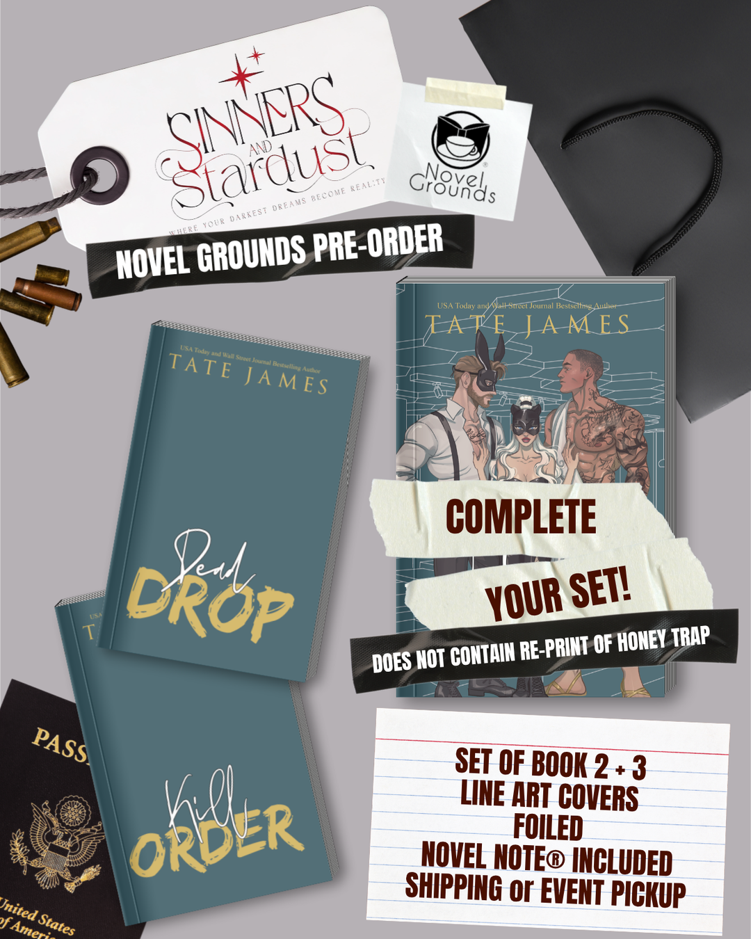 Novel Editions: The Guild Series Books 2+3 (Line Background Editions)