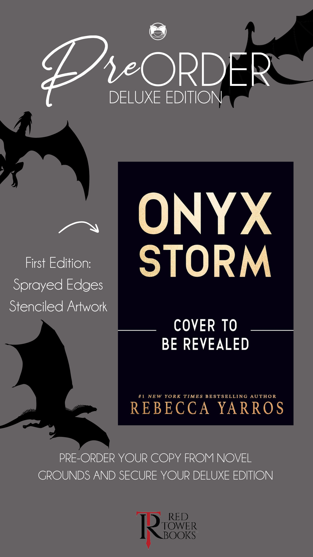 Pre-Order: Onyx Storm (Deluxe First Edition) by Rebecca Yarros