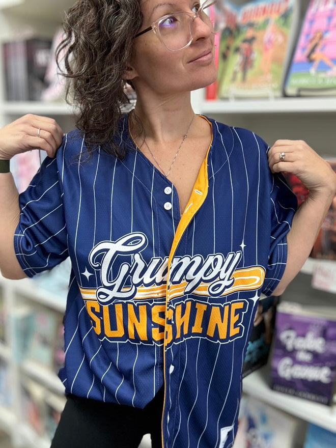 Grumpy Sunshine Recycled Baseball Jersey