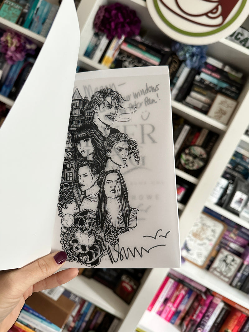 Nikki St. Crowe-Lost Boys Treehouse Novel Note-Digitally Signed Overlay Print