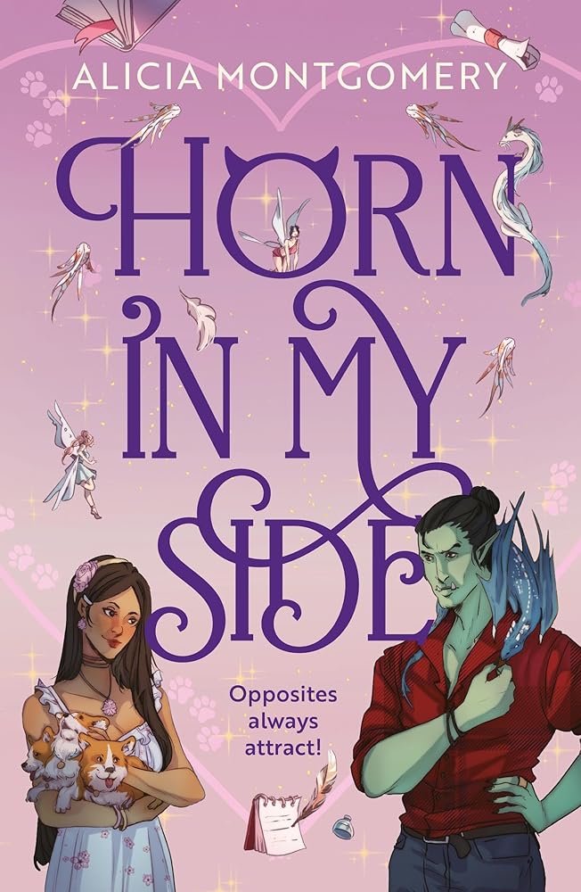 Horn in My Side: A new sweet and spicy, enemies-to-lovers monster romance perfect for fans of The Baby Dragon Cafe and Tusk Love! cover image