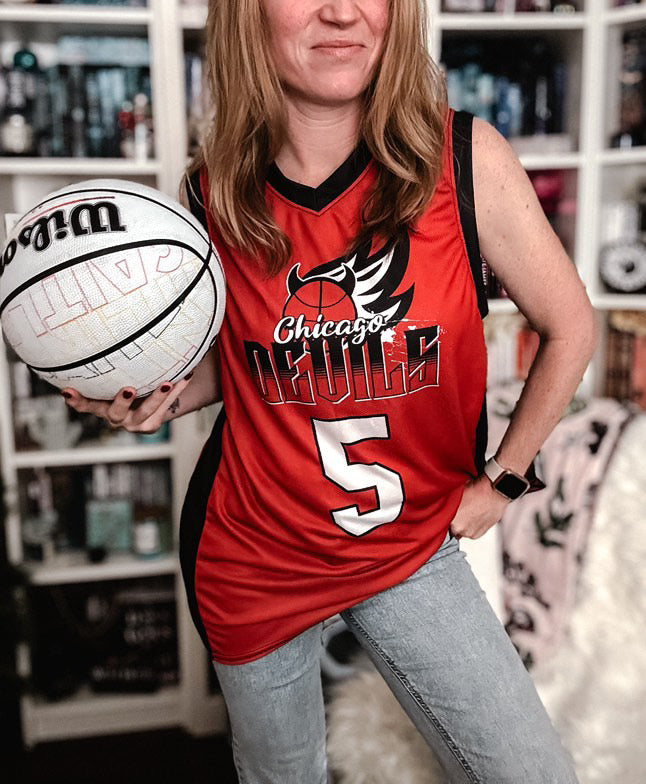 Chicago Devils - Shay Recycled Unisex Basketball Jersey