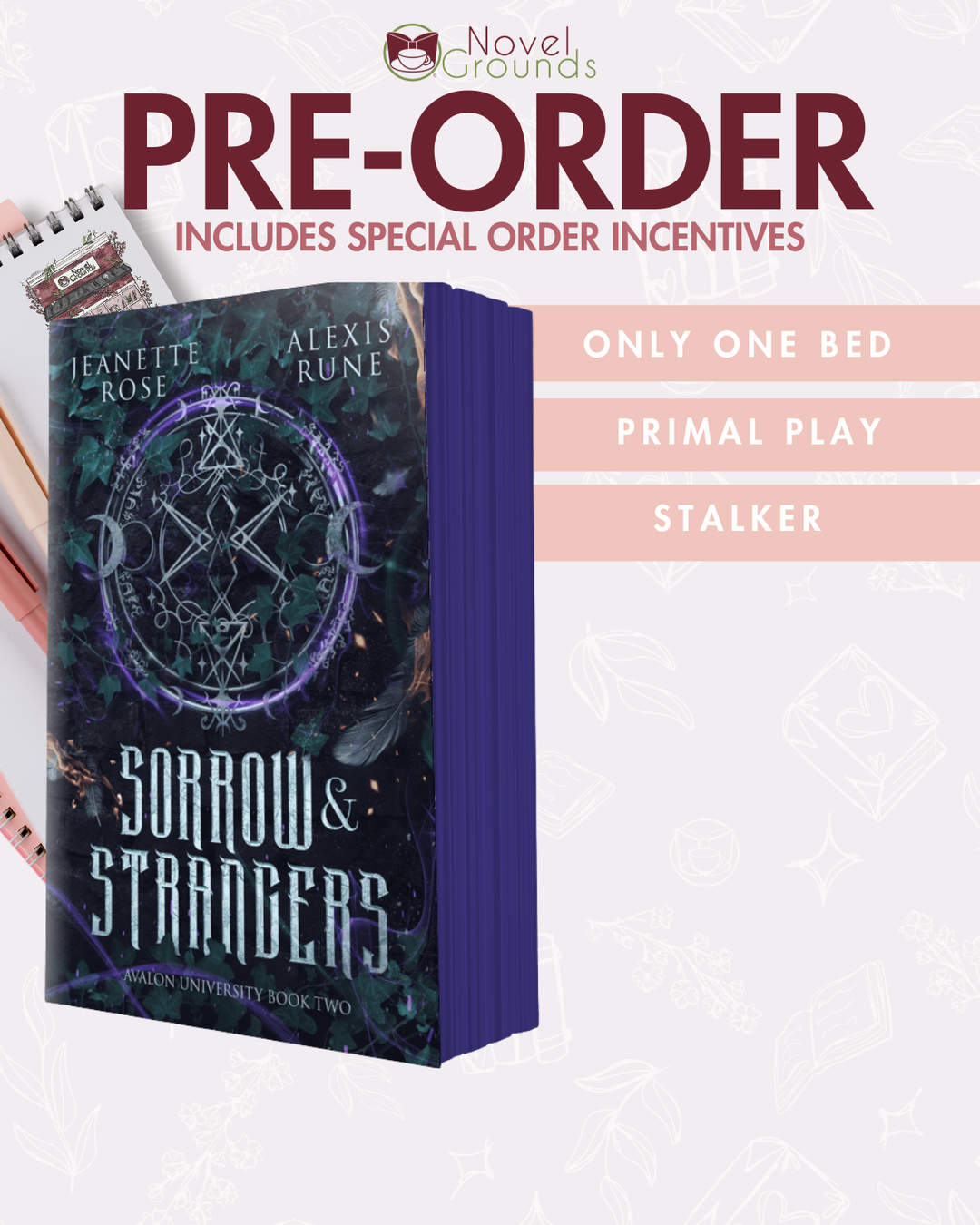 Pre-Order: Sorrow &amp; Strangers (Avalon University)