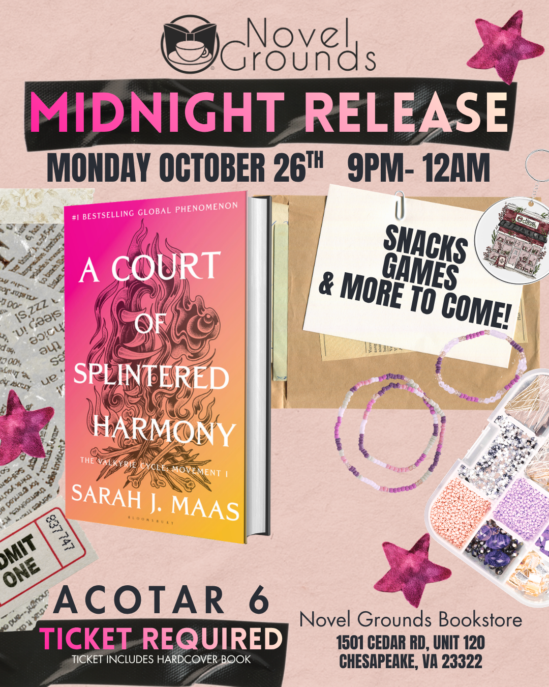 MIDNIGHT RELEASE: A Court of Splintered Harmony (ACOTAR 6)