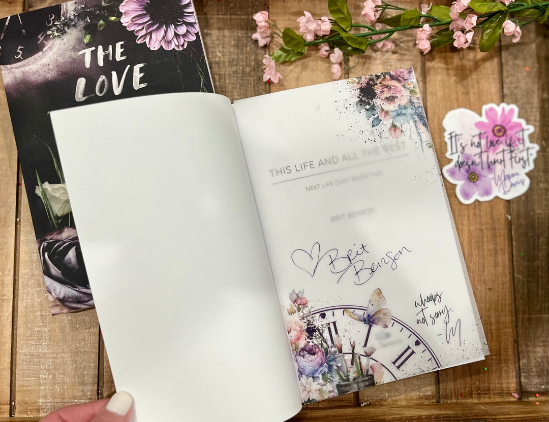 Brit Benson - Next Life Duet Novel Notes™ - Digitally Signed Overlay Print