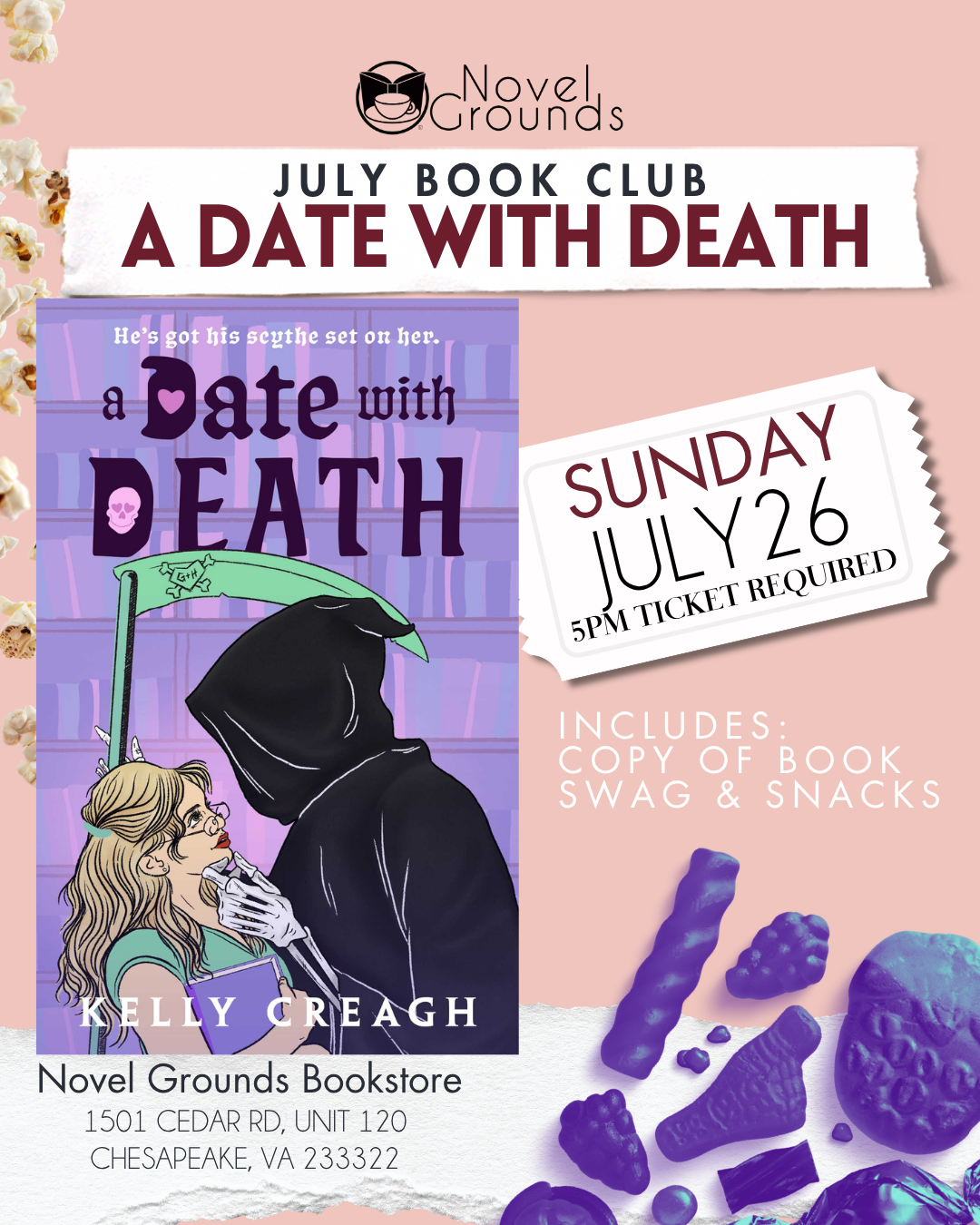 Book Club: A Date With Death 7/26