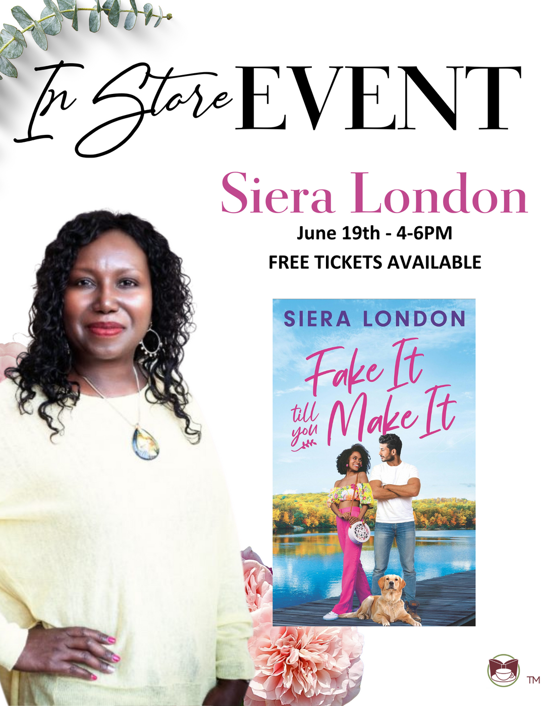 Siera London Signing Event Ticket - June 19th - 4-6PM