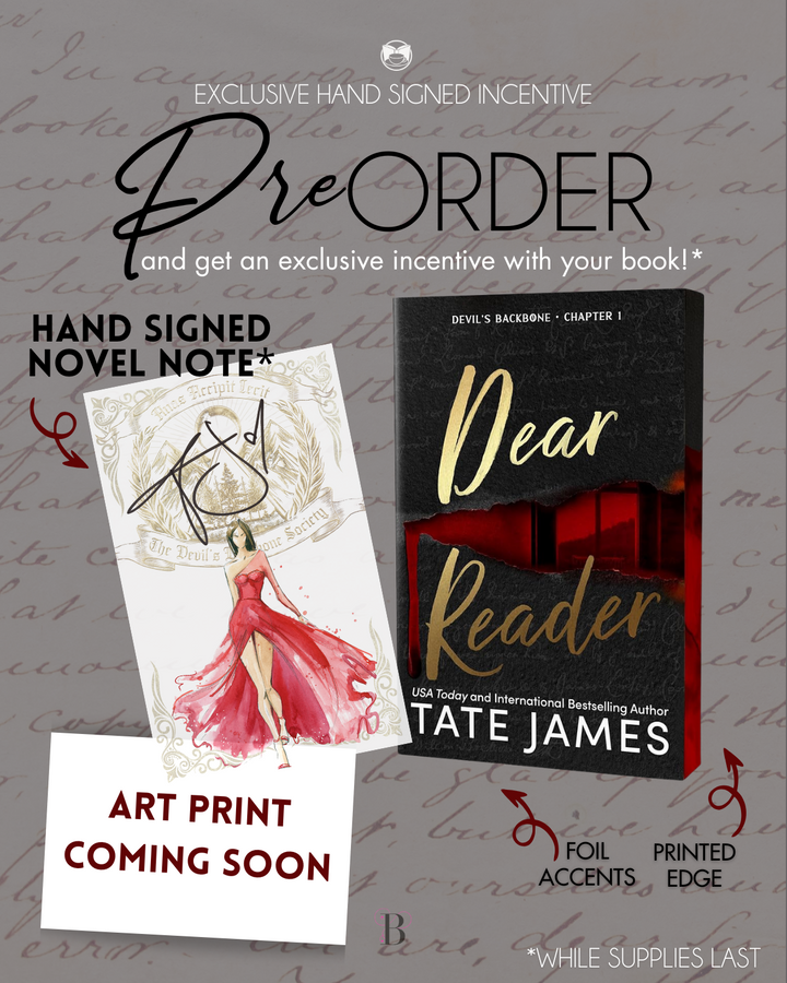 Pre-Order: Dear Reader (Deluxe Edition) (Devil's Backbone, 1)