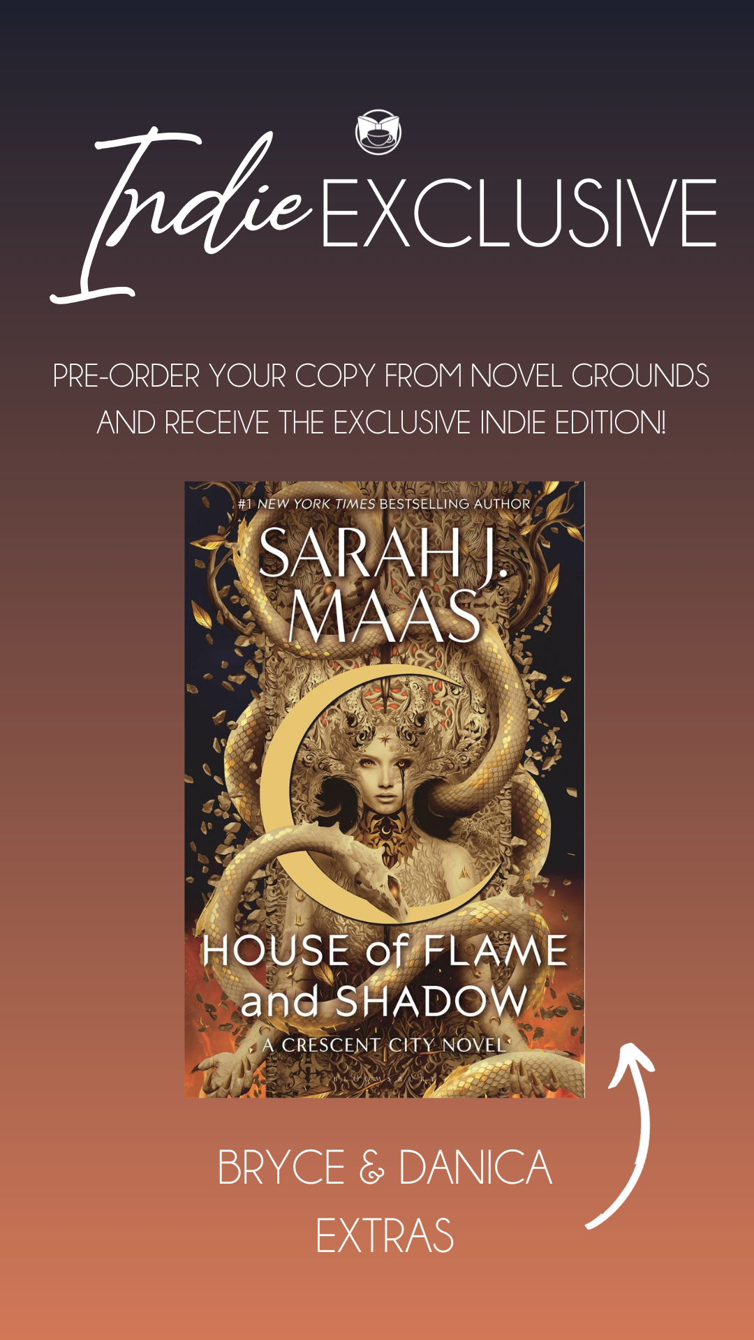 DAMAGED COPIES: House of Flame and Shadow Indie Exclusive by Sarah J Maas